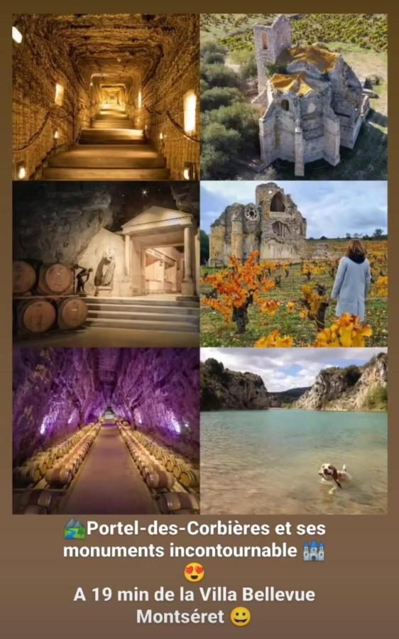 Villa Entiere Bellevue - Balneo - Piscine - Clim Montseret ภายนอก รูปภาพ